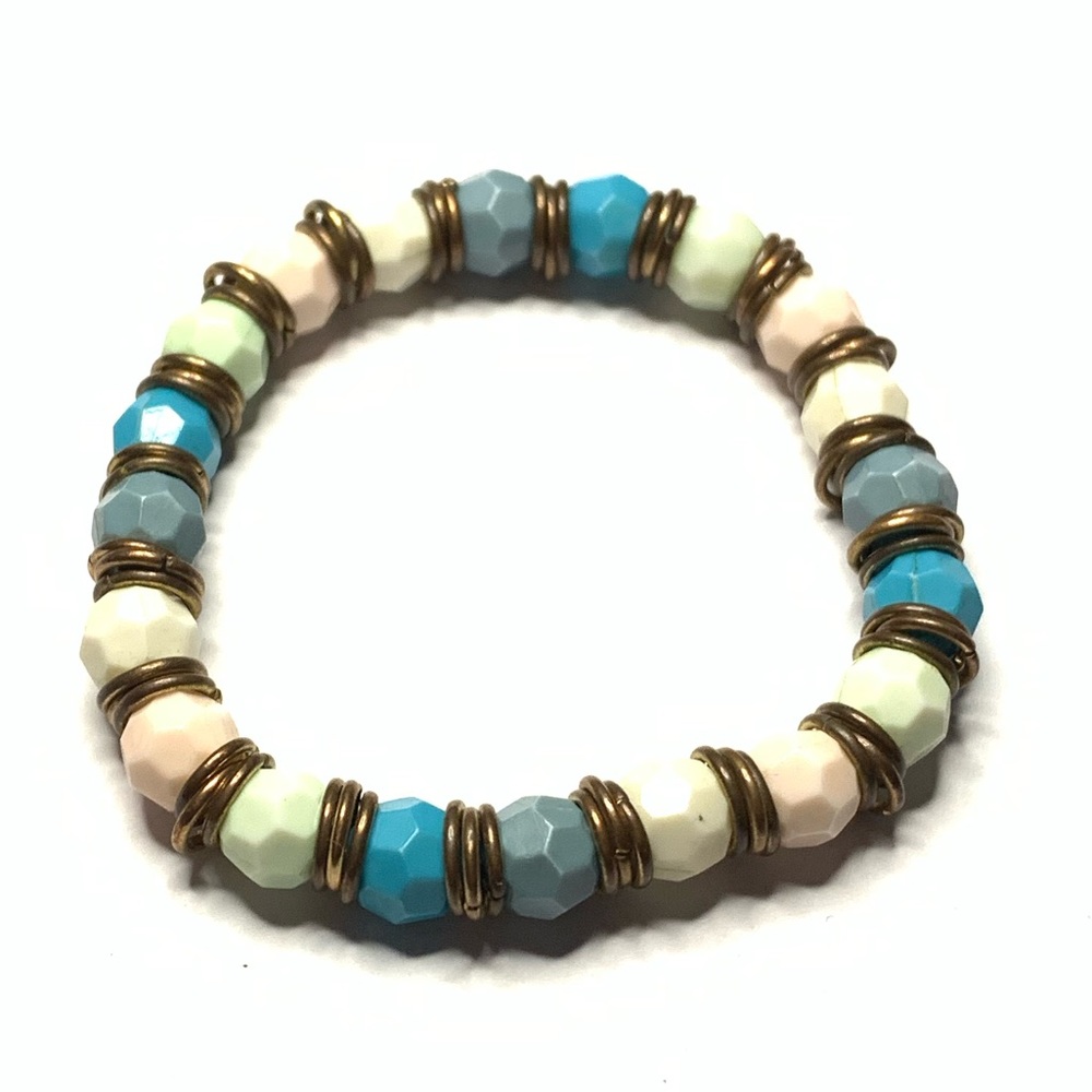Blue Beaded Bracelet